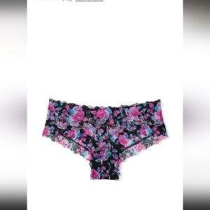 Victoria Secret-Multi-color Floral Lacie-Lace Cheeky Panty-XL